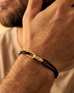 Custom mens name bracelets kids Engraved names Personalized text Family jewelry From daughter/wife gift Fathers day